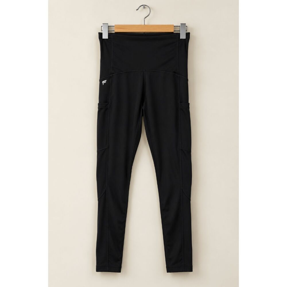 Fabletics Black Maternity Leggings, Small